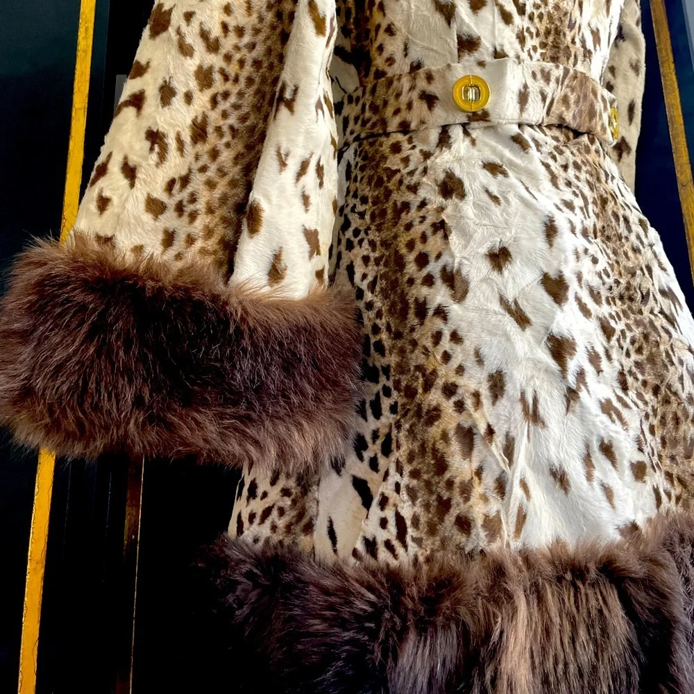 Vintage Mod leopard coat - Picture 2 of 5